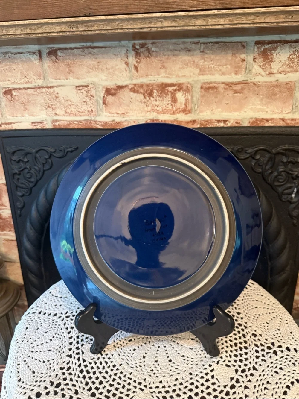 Sango 10.5” Nova Blue Dinner Plates - Set of 2